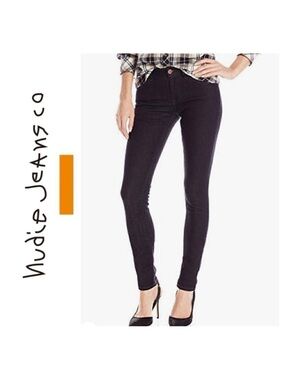 Nudie Jeans Skinny Lin Dry Steel Jeans